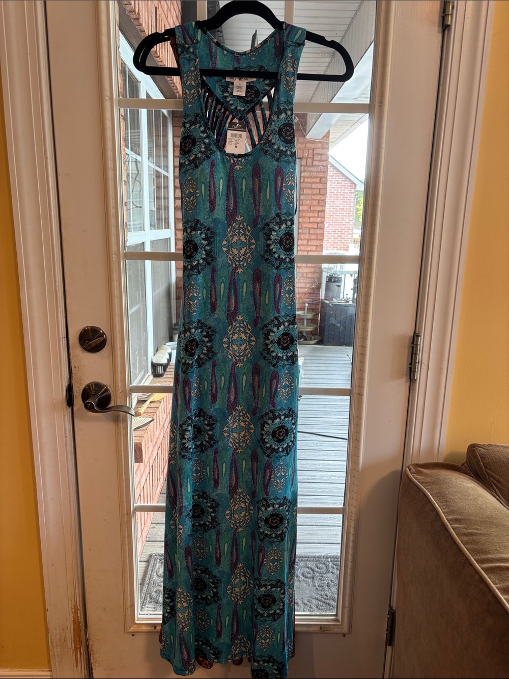 RUE21 RUE 21 NWT Maxi Dress Blue Pattern size M